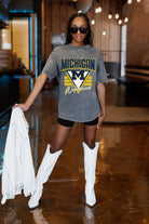 MICHIGAN WOLVERINES PLAY IT FORWARD OVERSIZED CREWNECK TEE