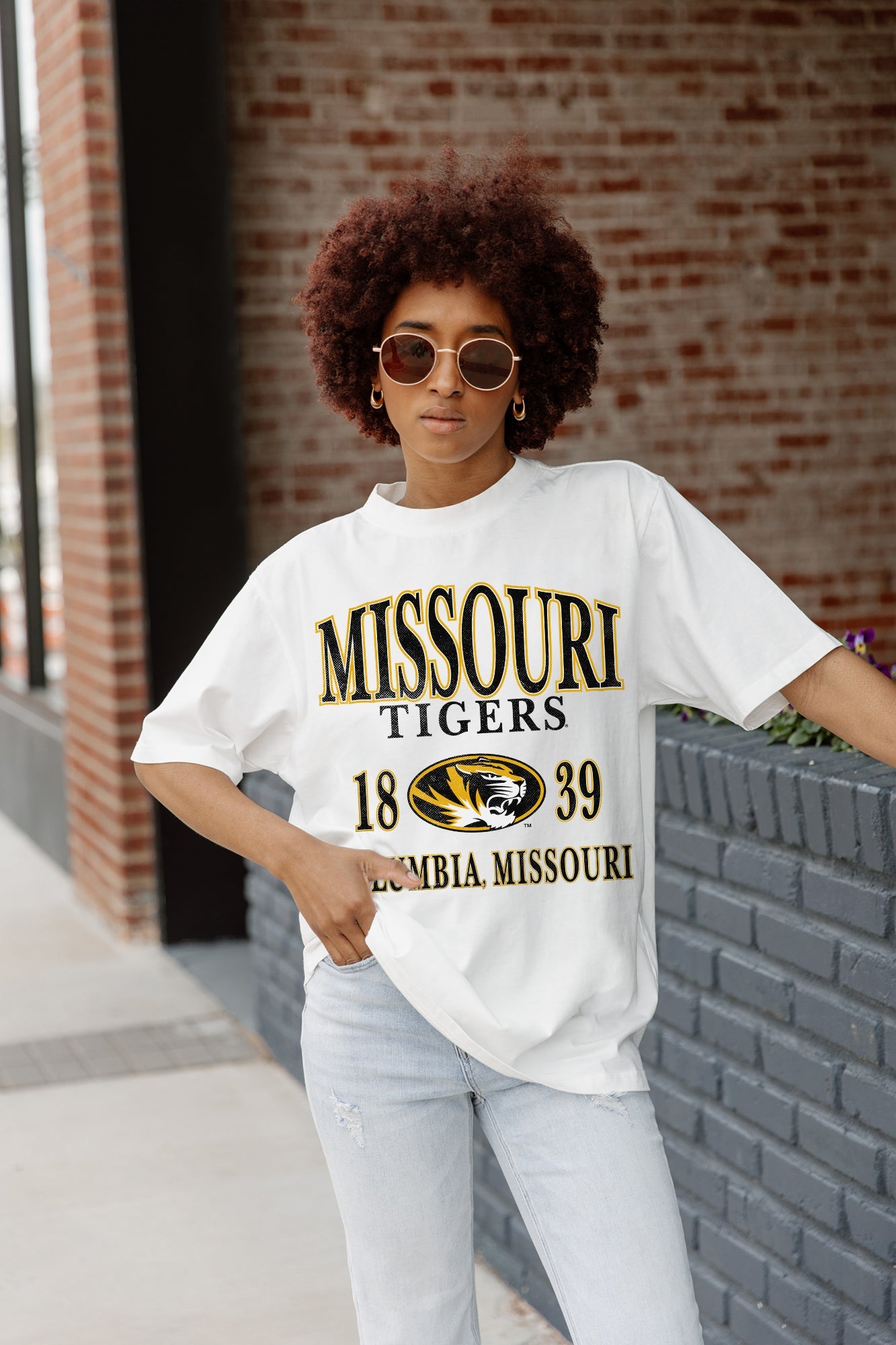 MISSOURI TIGERS UNITY OVERSIZED CREWNECK TEE