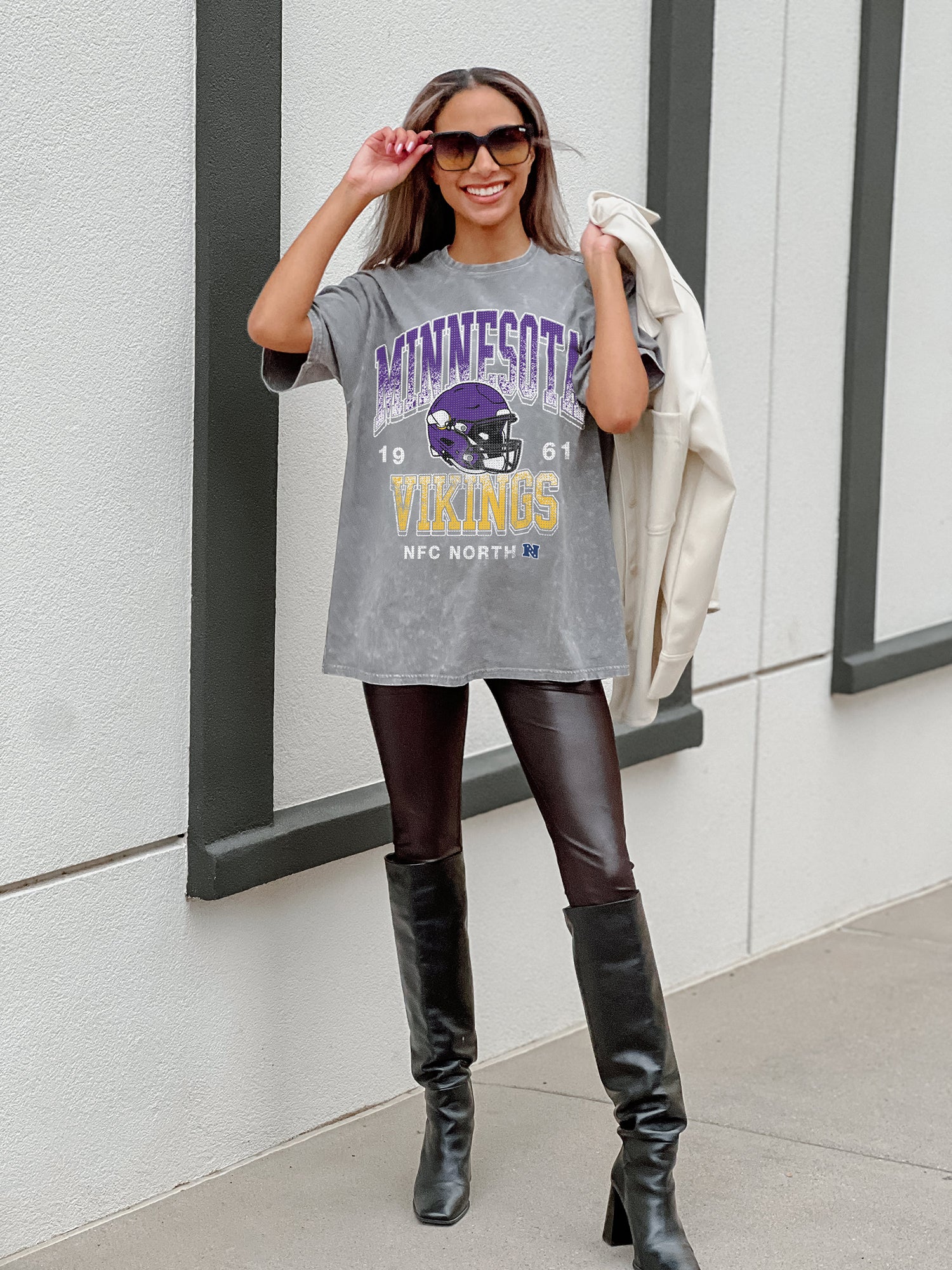 Minnesota Vikings Crewneck Sweatshirt - TeeHex