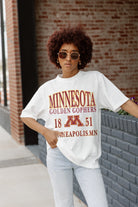 MINNESOTA GOLDEN GOPHERS UNITY OVERSIZED CREWNECK TEE