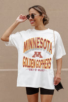 MINNESOTA GOLDEN GOPHERS SHAKEDOWN OVERSIZED CREWNECK TEE