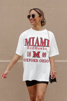 MIAMI OF OHIO REDHAWKS UNITY OVERSIZED CREWNECK TEE