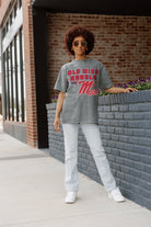 OLE MISS REBELS KEEP THE LEAD OVERSIZED CREWNECK TEE