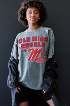 OLE MISS REBELS KEEP THE LEAD OVERSIZED CREWNECK TEE