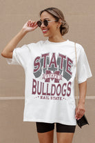 MISSISSIPPI STATE BULLDOGS SHAKEDOWN OVERSIZED CREWNECK TEE