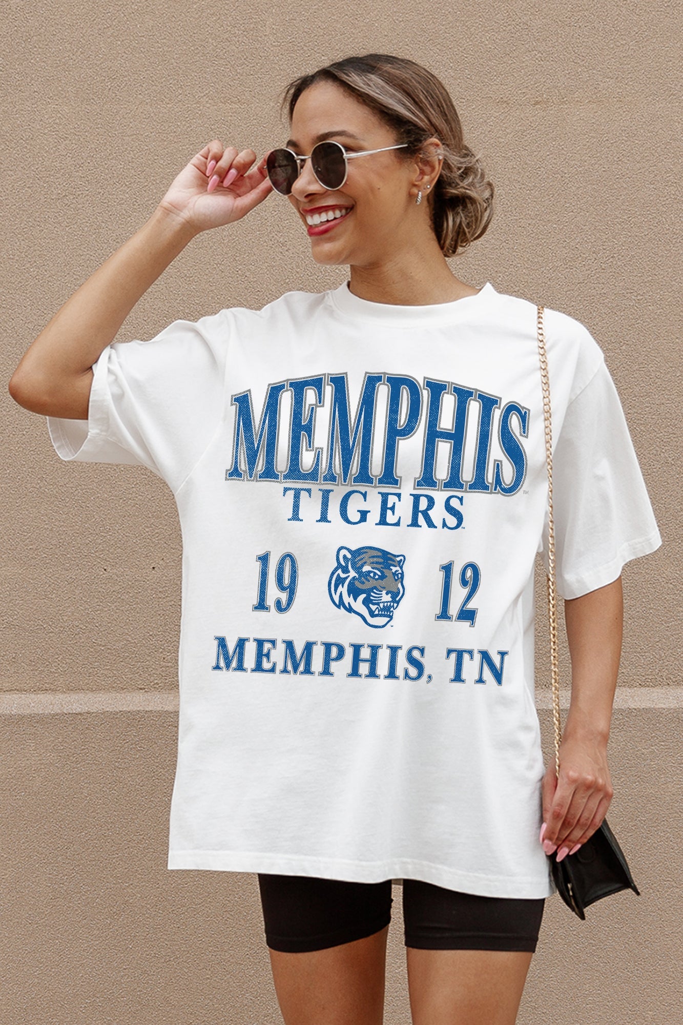 MEMPHIS TIGERS UNITY OVERSIZED CREWNECK TEE