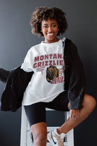 MONTANA GRIZZLIES IN THE LEAD OVERSIZED CREWNECK TEE