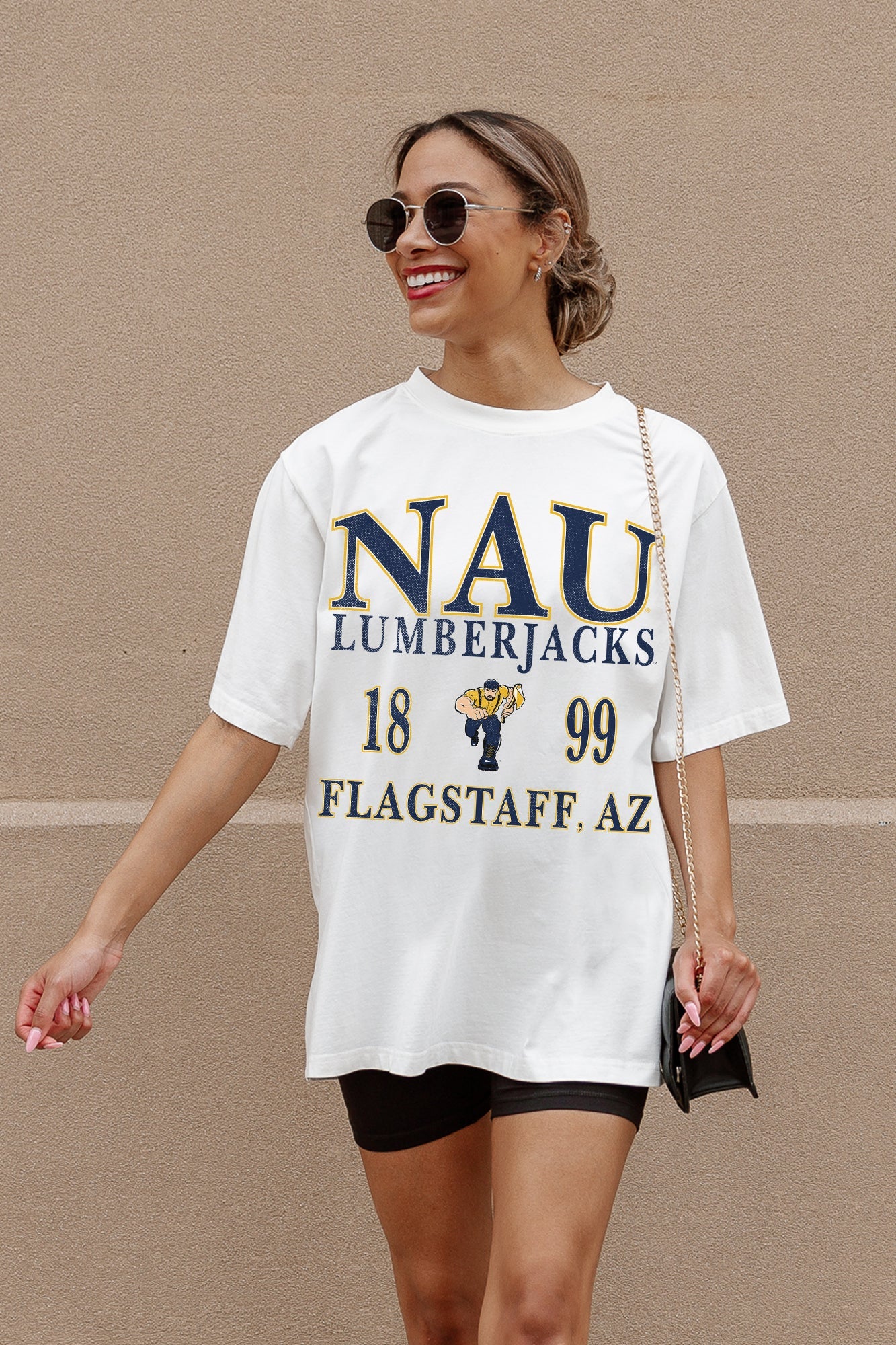 NORTHERN ARIZONA LUMBERJACKS UNITY OVERSIZED CREWNECK TEE