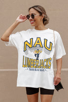 NORTHERN ARIZONA LUMBERJACKS SHAKEDOWN OVERSIZED CREWNECK TEE