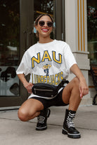 NORTHERN ARIZONA LUMBERJACKS SHAKEDOWN OVERSIZED CREWNECK TEE