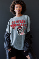 NORTH CAROLINA STATE WOLFPACK KEEP THE LEAD OVERSIZED CREWNECK TEE