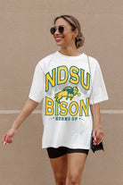 NORTH DAKOTA STATE BISON SHAKEDOWN OVERSIZED CREWNECK TEE