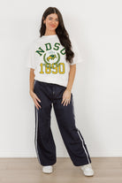 NORTH DAKOTA STATE BISON GO FOR TWO OVERSIZED CREWNECK TEE BY MADI PREWETT TROUTT