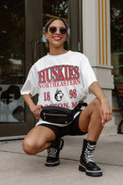 NORTHEASTERN HUSKIES UNITY OVERSIZED CREWNECK TEE