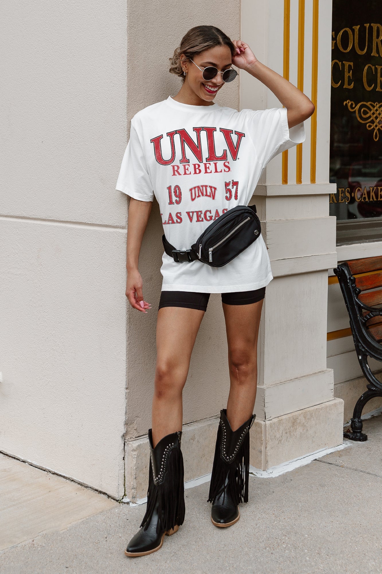 UNLV REBELS UNITY OVERSIZED CREWNECK TEE