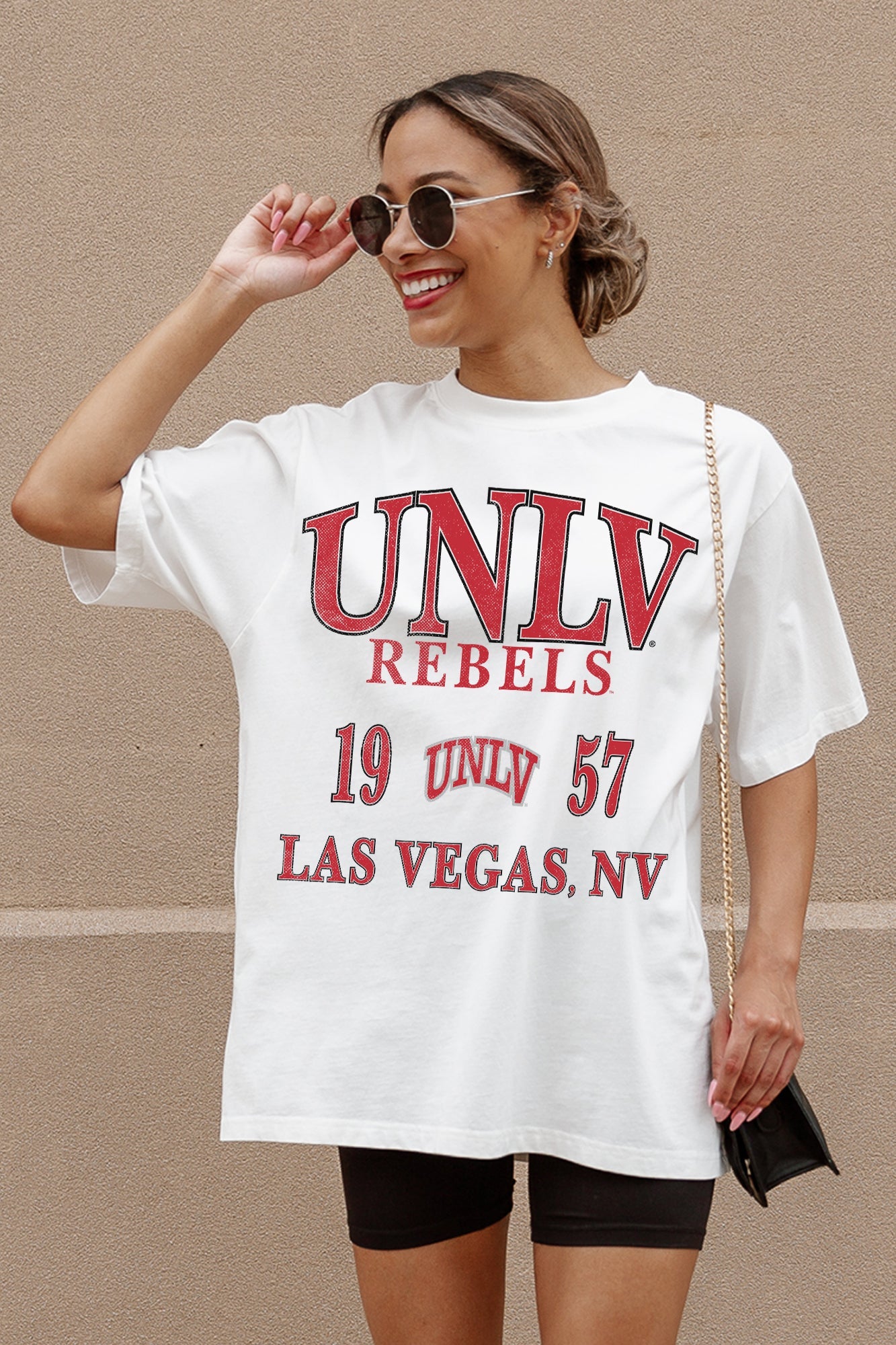 UNLV REBELS UNITY OVERSIZED CREWNECK TEE