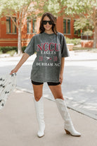 NORTH CAROLINA CENTRAL EAGLES THROWBACK OVERSIZED CREWNECK TEE