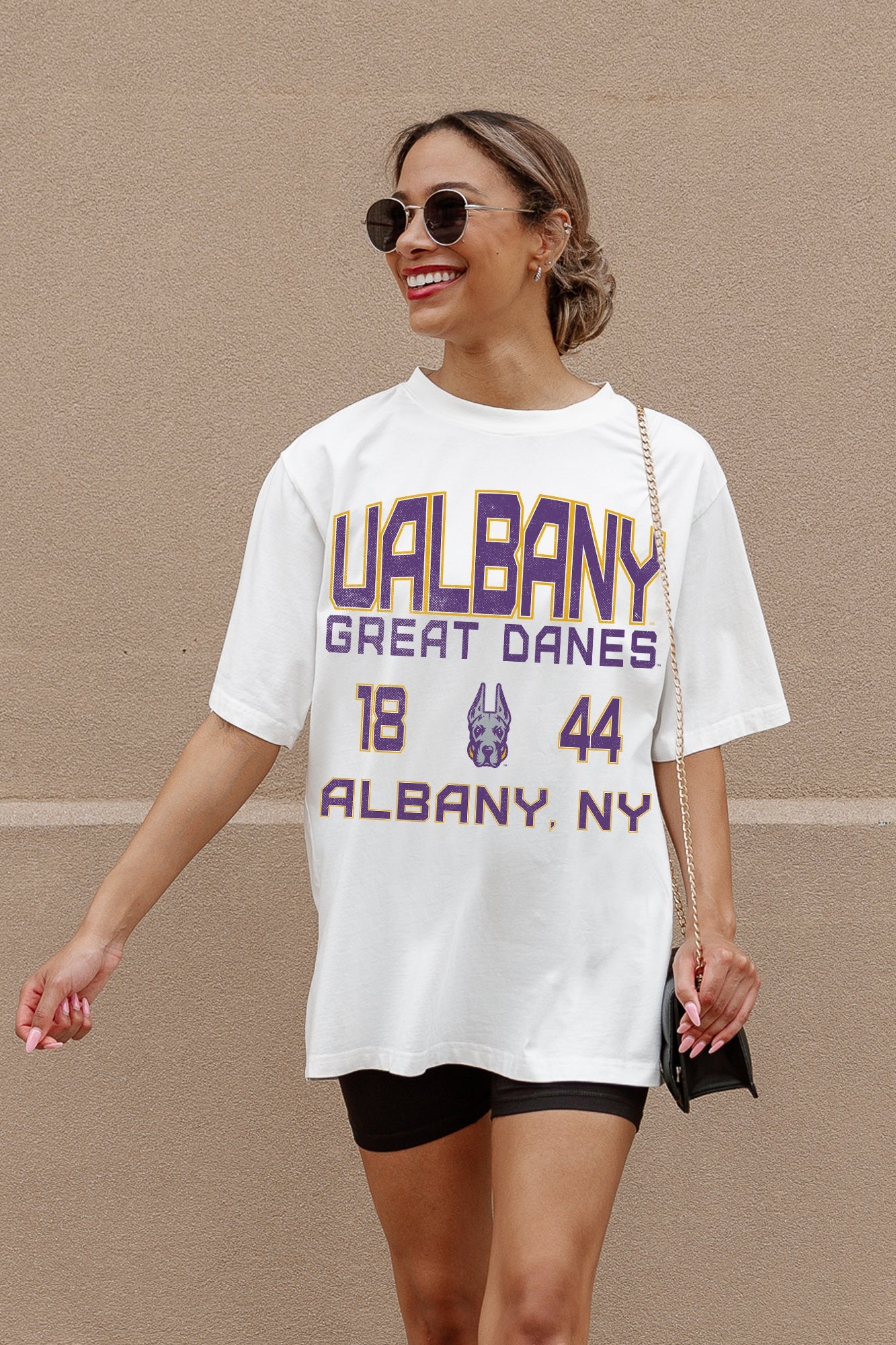 ALBANY GREAT DANES UNITY OVERSIZED CREWNECK TEE