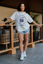 NEW YORK GIANTS ON POINT OVERSIZED CREWNECK TEE