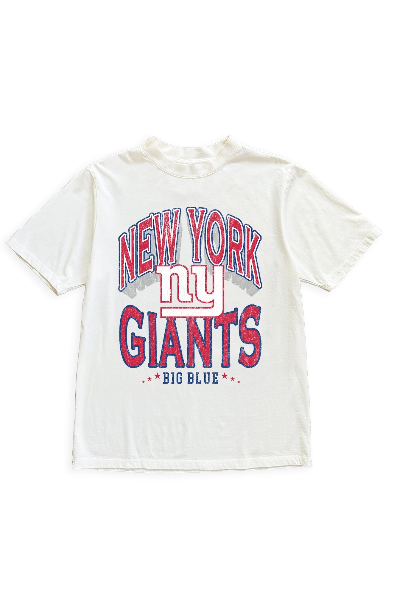 NEW YORK GIANTS SHAKEDOWN OVERSIZED CREWNECK TEE