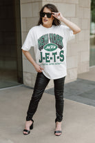 NEW YORK JETS SHAKEDOWN OVERSIZED CREWNECK TEE