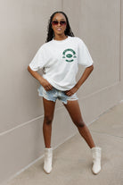 NEW YORK JETS OUT OF BOUNDS OVERSIZED CREWNECK TEE