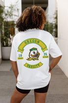 OREGON DUCKS OUT OF BOUNDS OVERSIZED CREWNECK TEE