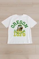 OREGON DUCKS GO FOR TWO OVERSIZED CREWNECK TEE BY MADI PREWETT TROUTT