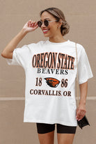 OREGON STATE BEAVERS UNITY OVERSIZED CREWNECK TEE