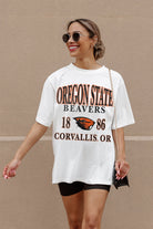 OREGON STATE BEAVERS UNITY OVERSIZED CREWNECK TEE