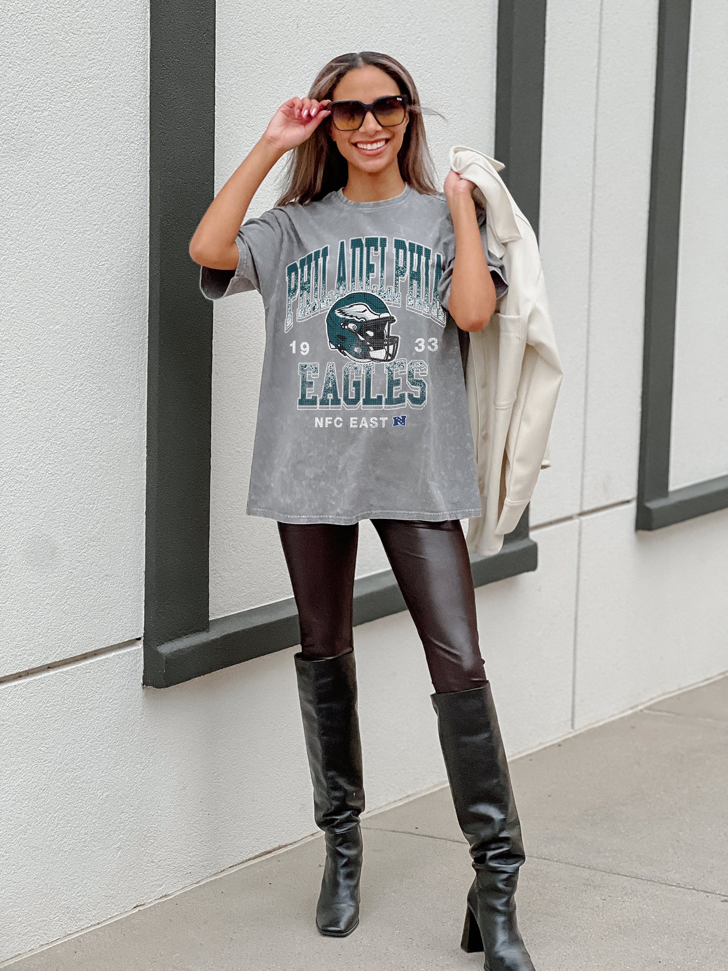 Ah the softest oversized tee for any eagles fan #philadelphiaeagles #p, Philadelphia  Eagles