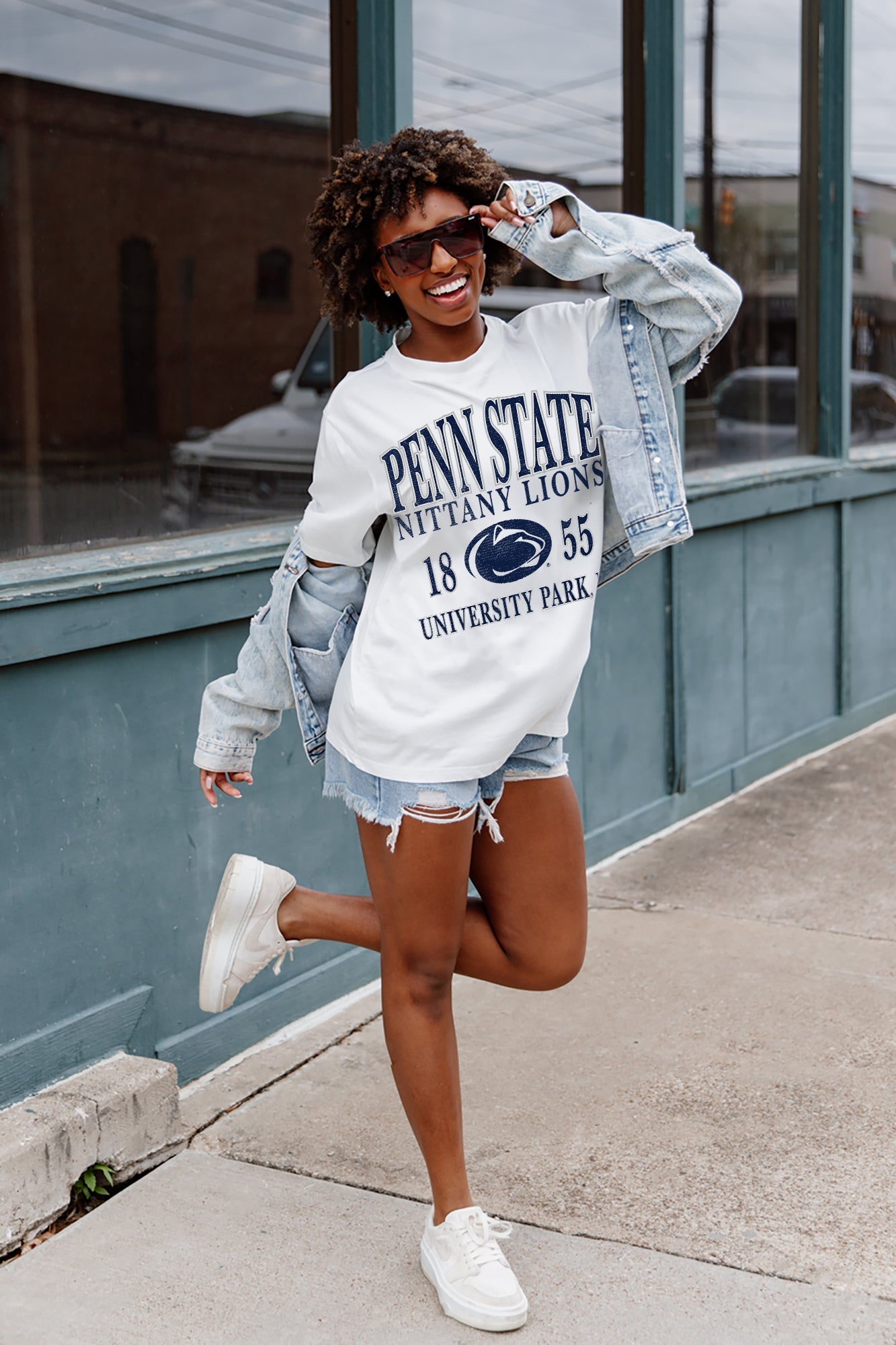 PENN STATE NITTANY LIONS UNITY OVERSIZED CREWNECK TEE