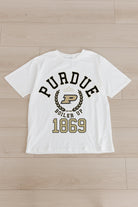 PURDUE BOILERMAKERS GO FOR TWO OVERSIZED CREWNECK TEE BY MADI PREWETT TROUTT