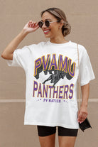 PRAIRIE VIEW A&M PANTHERS SHAKEDOWN OVERSIZED CREWNECK TEE