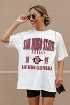 SAN DIEGO STATE AZTECS UNITY OVERSIZED CREWNECK TEE