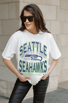 SEATTLE SEAHAWKS SHAKEDOWN OVERSIZED CREWNECK TEE