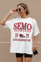 SOUTHEAST MISSOURI REDHAWKS UNITY OVERSIZED CREWNECK TEE