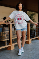 SAN FRANCISCO 49ERS ON POINT OVERSIZED CREWNECK TEE