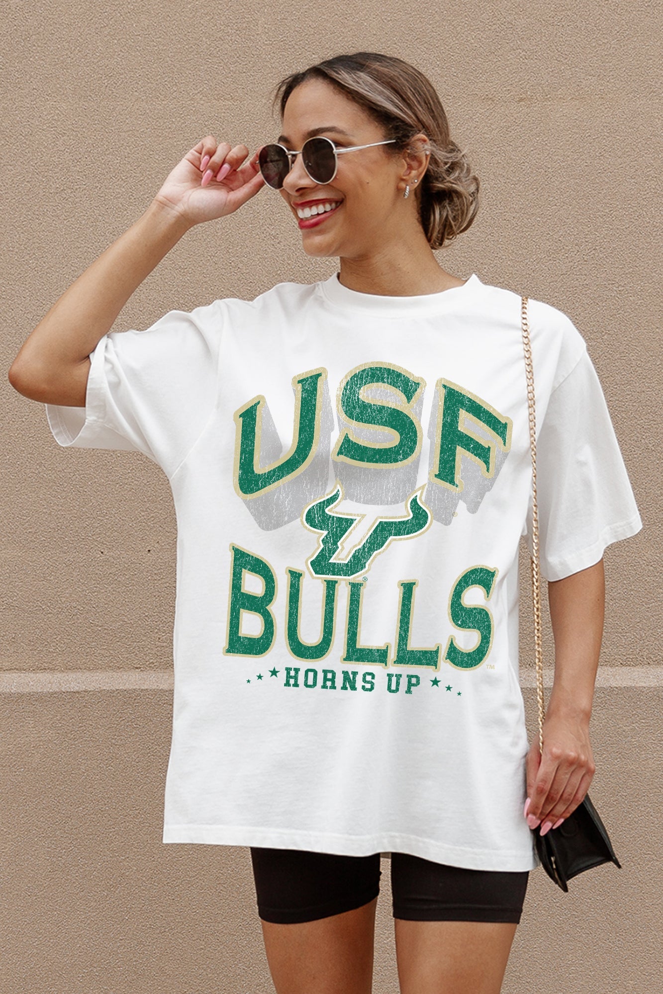 SOUTH FLORIDA BULLS SHAKEDOWN OVERSIZED CREWNECK TEE