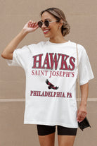 SAINT JOSEPH'S HAWKS UNITY OVERSIZED CREWNECK TEE