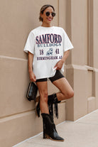 SAMFORD BULLDOGS UNITY OVERSIZED CREWNECK TEE