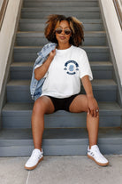 SPELMAN COLLEGE JAGUARS OUT OF BOUNDS OVERSIZED CREWNECK TEE