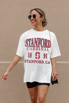 STANFORD CARDINAL UNITY OVERSIZED CREWNECK TEE