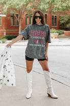 STANFORD CARDINAL THROWBACK OVERSIZED CREWNECK TEE