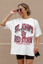 ST. JOHN'S RED STORM SHAKEDOWN OVERSIZED CREWNECK TEE