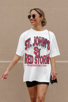 ST. JOHN'S RED STORM SHAKEDOWN OVERSIZED CREWNECK TEE