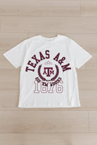 TEXAS A&M AGGIES GO FOR TWO OVERSIZED CREWNECK TEE BY MADI PREWETT TROUTT