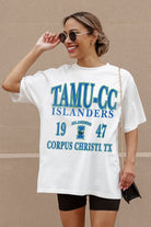 TEXAS A&M-CORPUS CHRISTI ISLANDERS UNITY OVERSIZED CREWNECK TEE