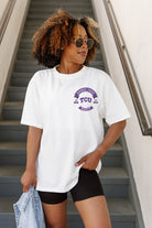 TCU HORNED FROGS OUT OF BOUNDS OVERSIZED CREWNECK TEE