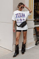 TULSA GOLDEN HURRICANE UNITY OVERSIZED CREWNECK TEE